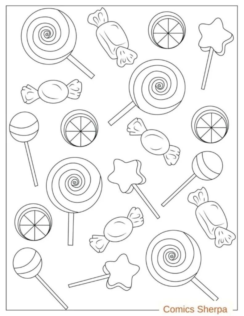 conversation hearts coloring pages