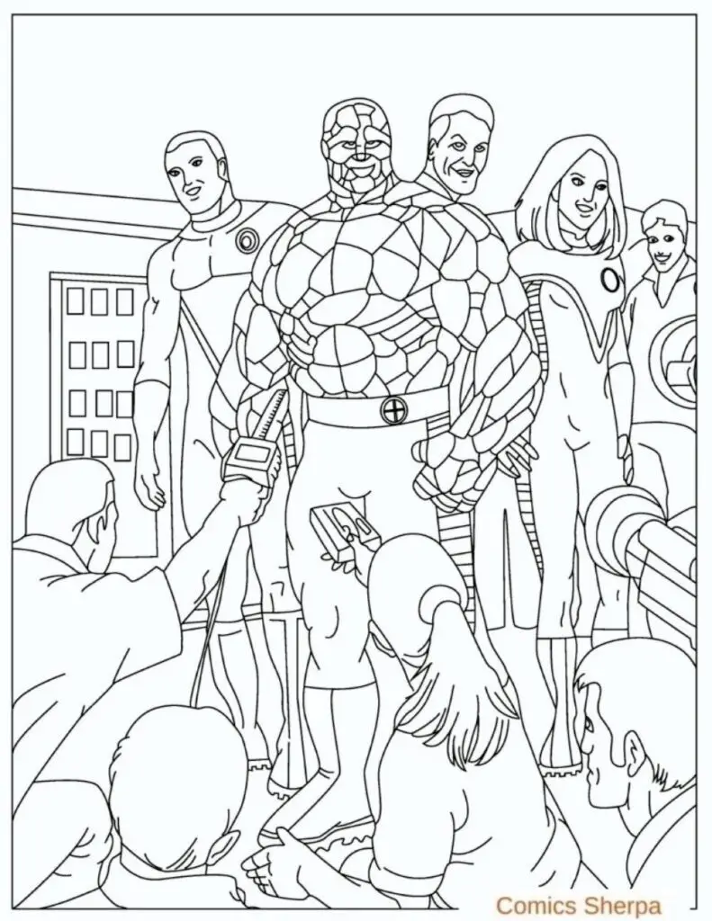 Free Avengers Coloring Pages (Print and Download PDFs) - Comics Sherpa