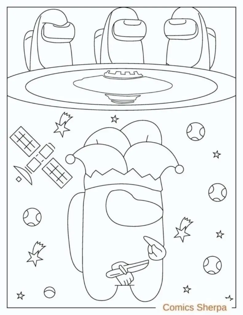 Free Among Us Coloring Pages (Print and Download PDFs) - Comics Sherpa