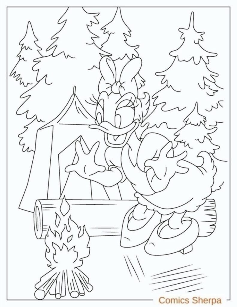 Free Camping Coloring Pages (Print and Download PDFs) - Comics Sherpa