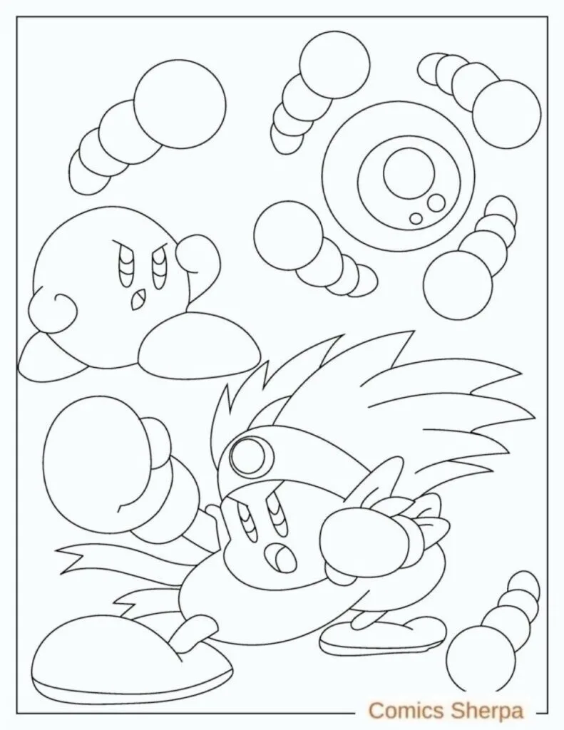 Free Kirby Coloring Pages (Print and Download PDFs) - Comics Sherpa