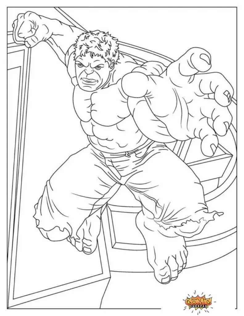 Free Coloring Pages PDFs by Comics Sherpa   Comics Sherpa