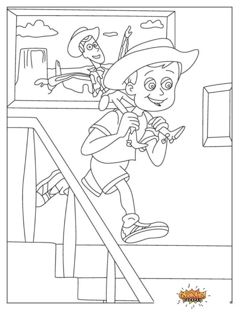 toy story jessie coloring pages